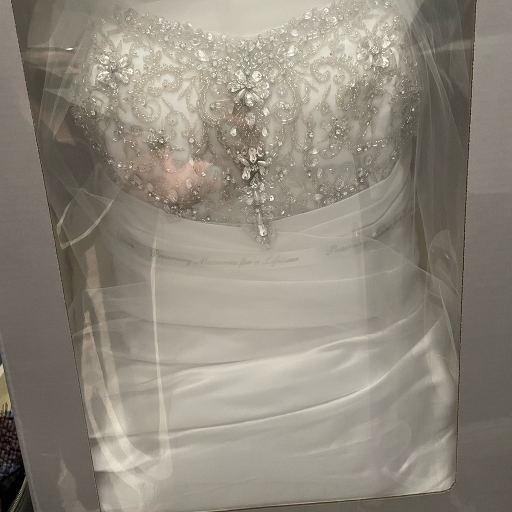 Sexy Ball Gown Strapless White Satin Homecoming Dresses 21st Birthday Outfit main image 0